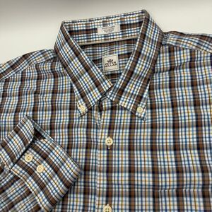 Peter Millar Men's Plaid Button Down‎ Dress Shirt Casual Business Cotton XL